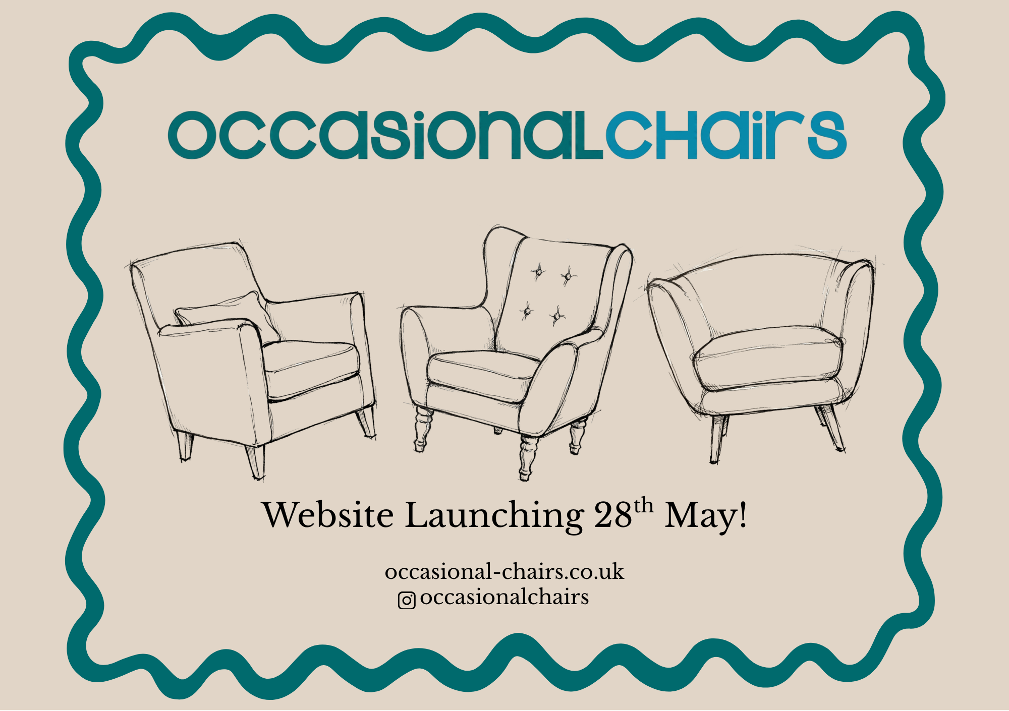 Occasional Chairs — Website Launching 28th May